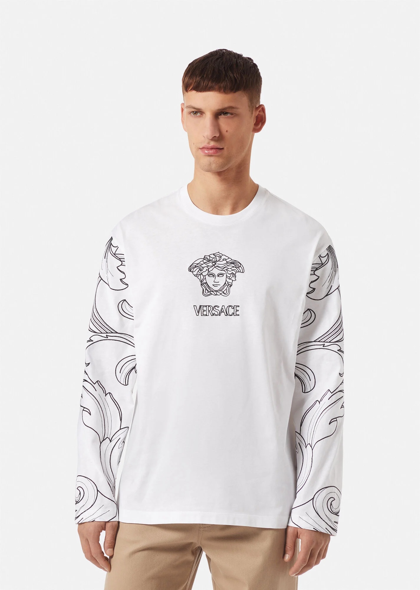 Barocco Embroidered Medusa T-Shirt - 3