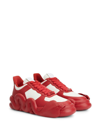 Giuseppe Zanotti panelled low-top sneakers outlook