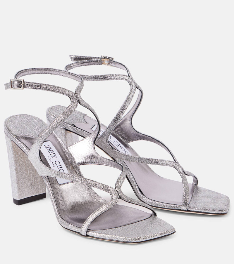 Azie 85 metallic leather sandals 1