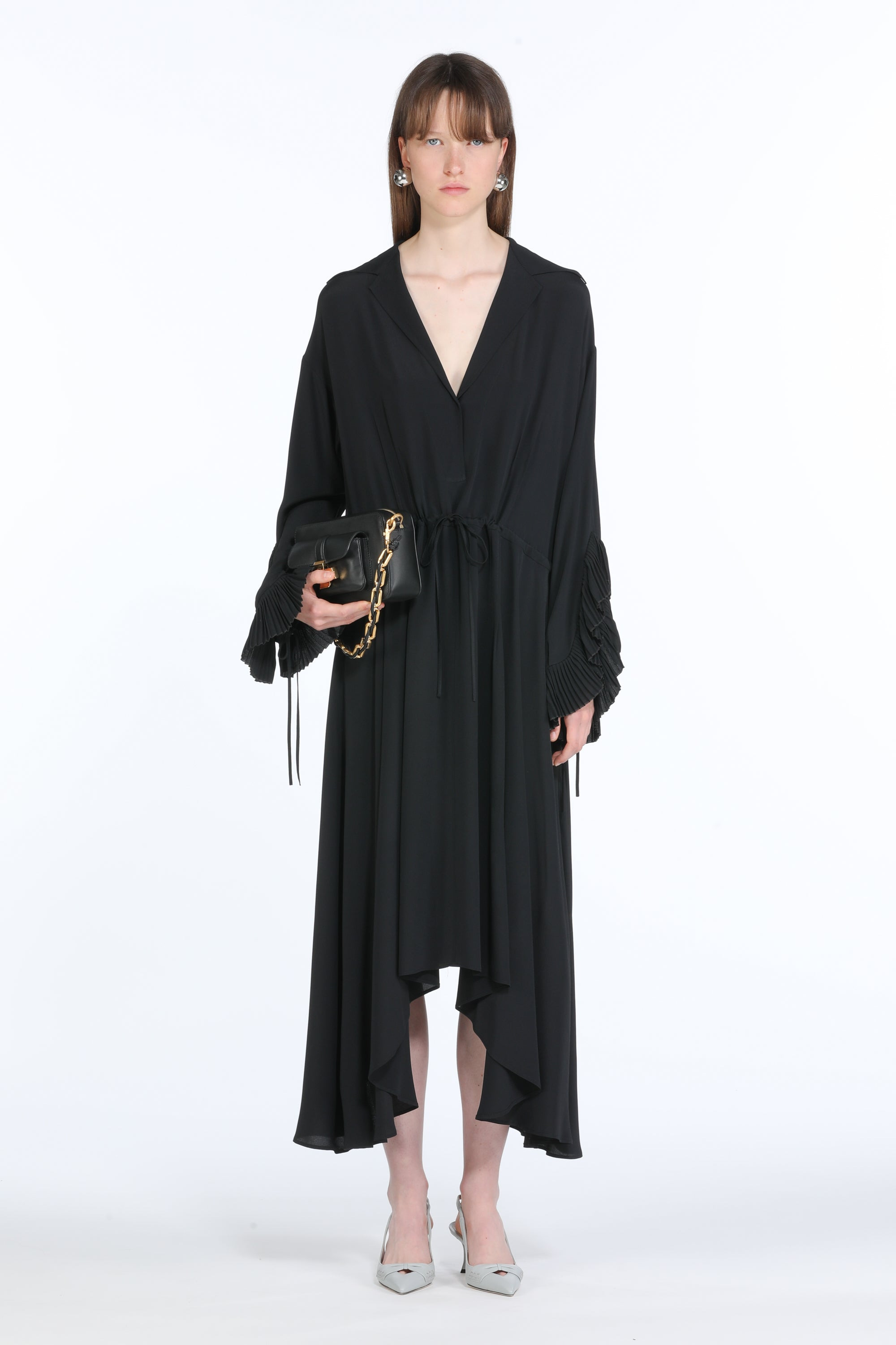 HANDKERCHIEF-HEM MAXI DRESS - 4