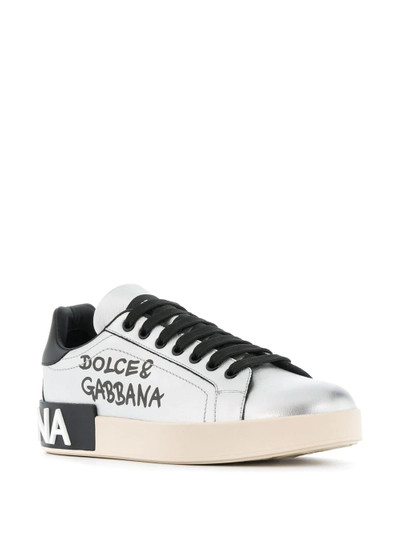 Dolce & Gabbana Portofino logo-print sneakers outlook