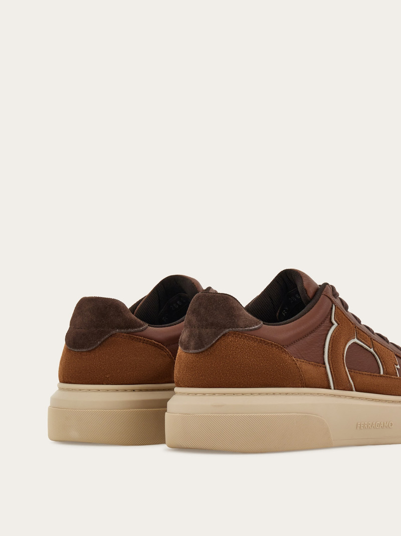 Gancini low-top sneaker 4