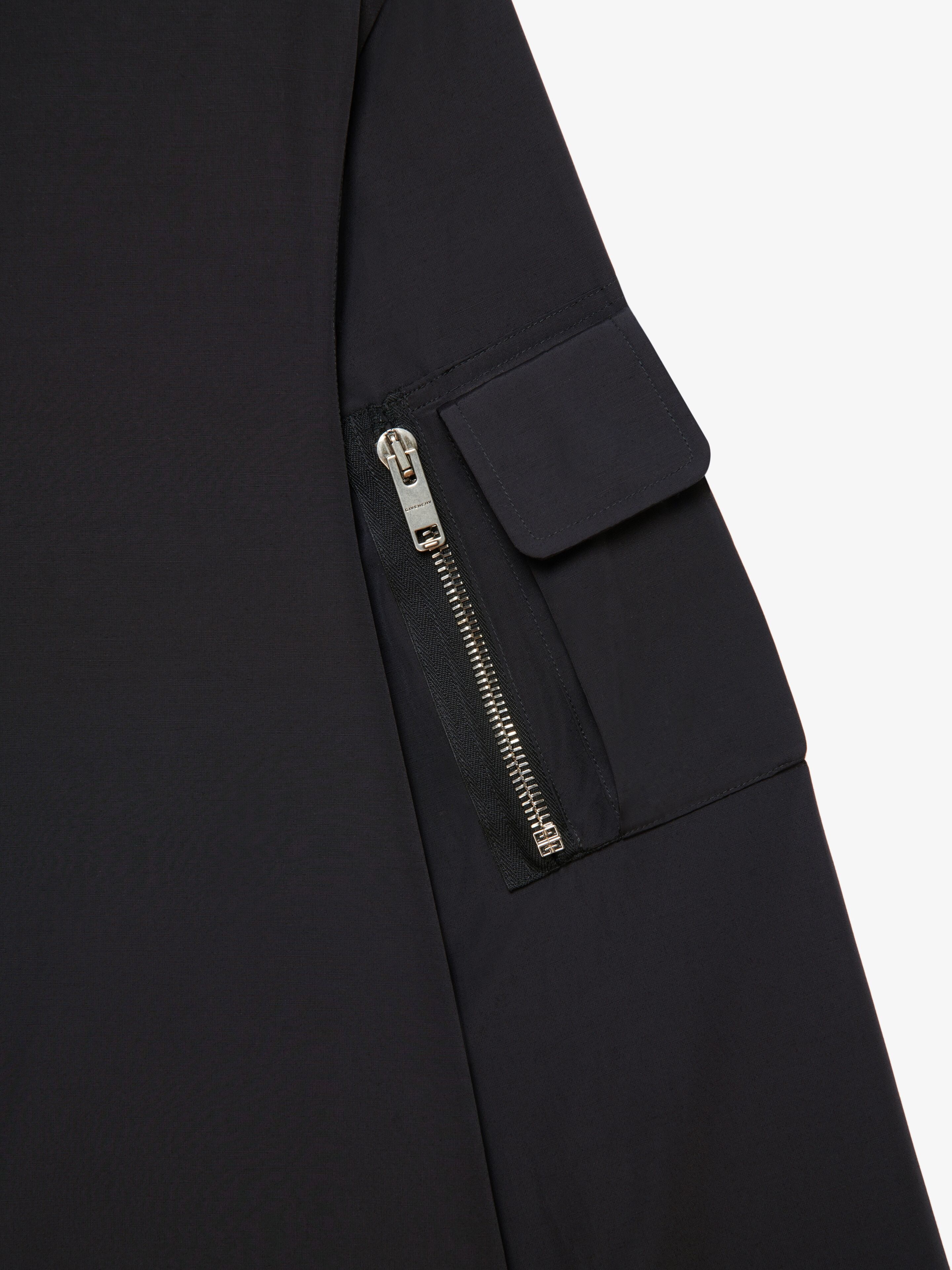 MULTIPOCKETS SHIRT IN TECHNICAL COTTON - 5