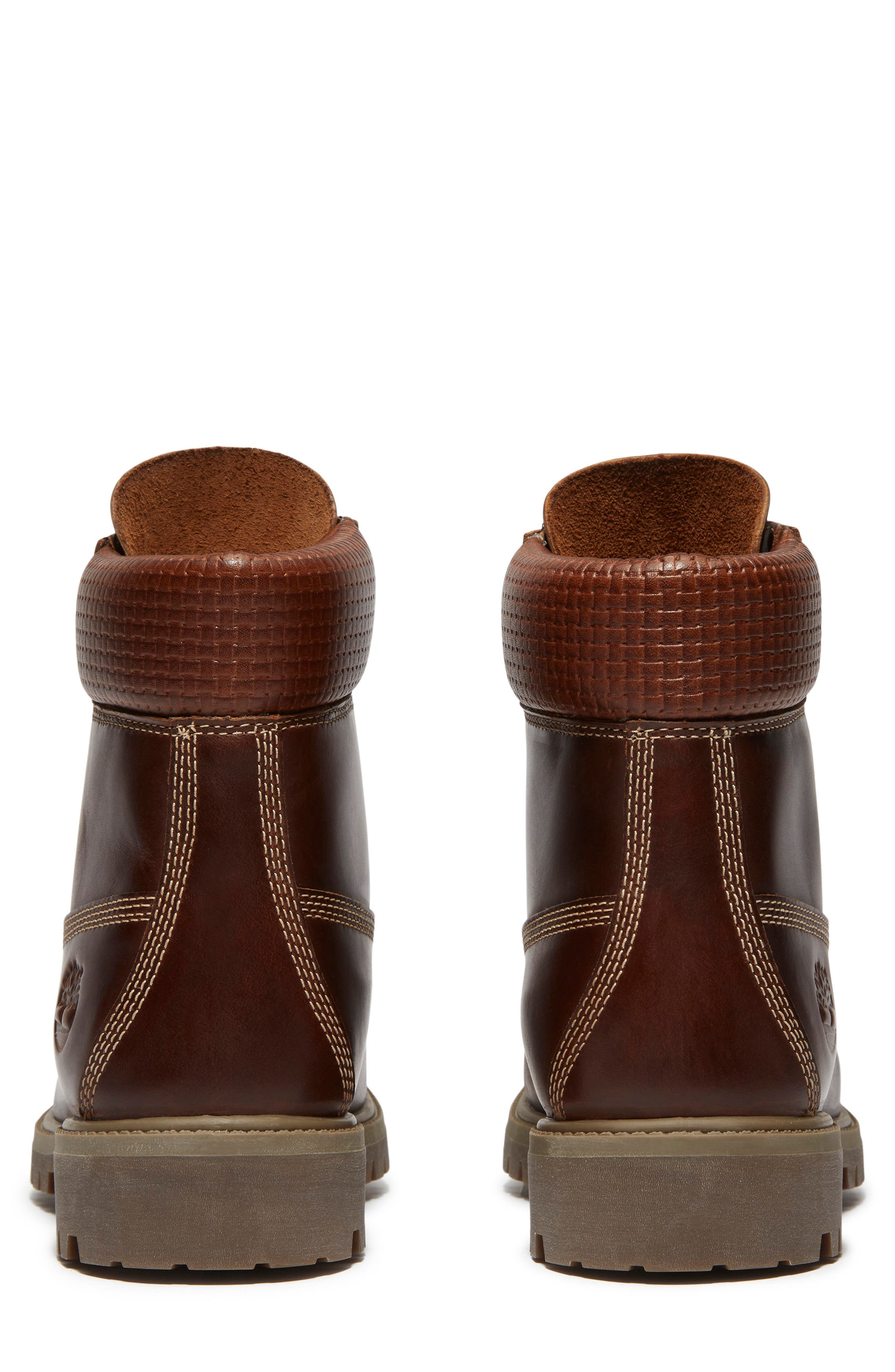 Timberland Premium 6-Inch Waterproof Boot in Brown/Black at Nordstrom - 5