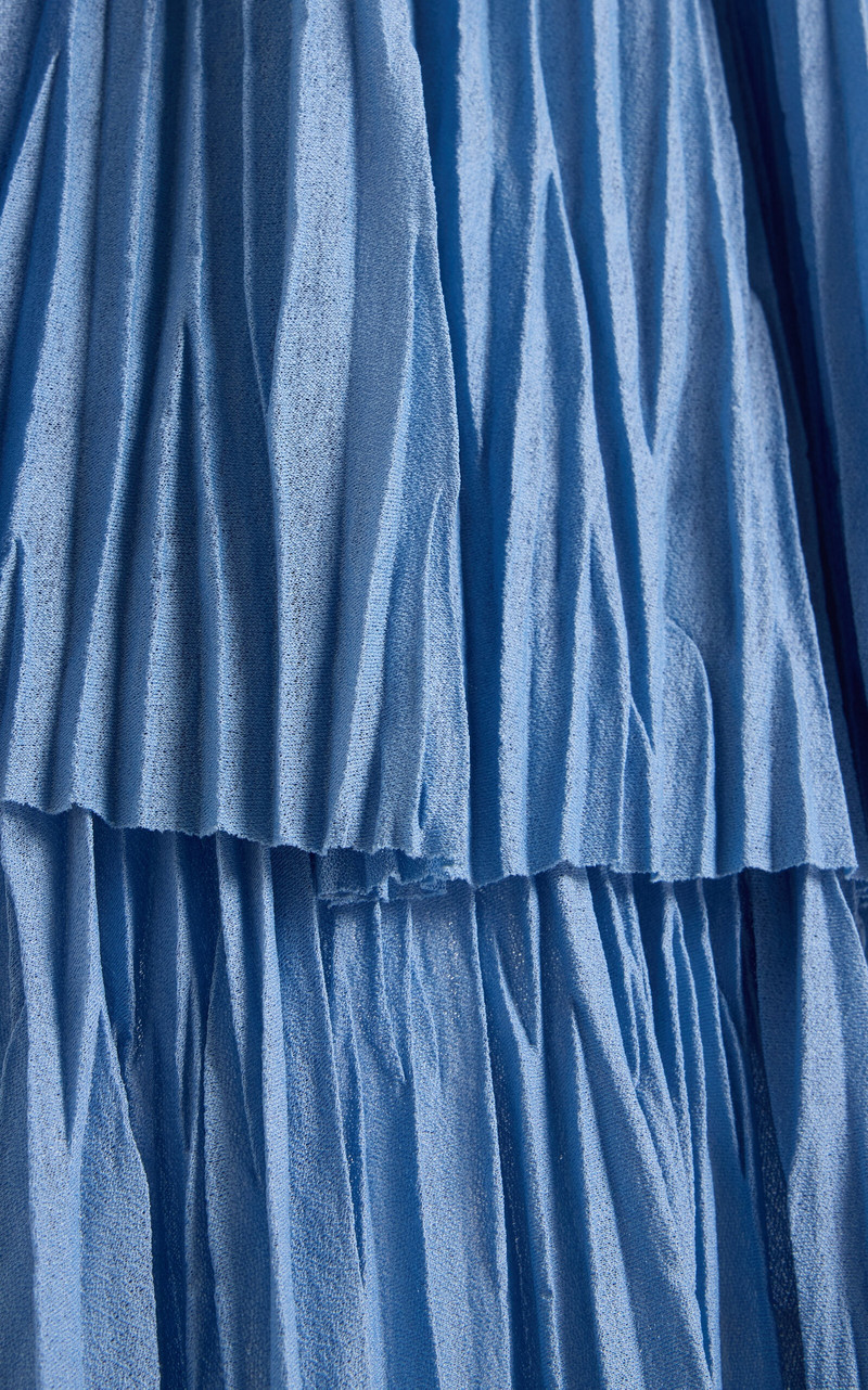Clyne Pleated Jersey Dress blue 5