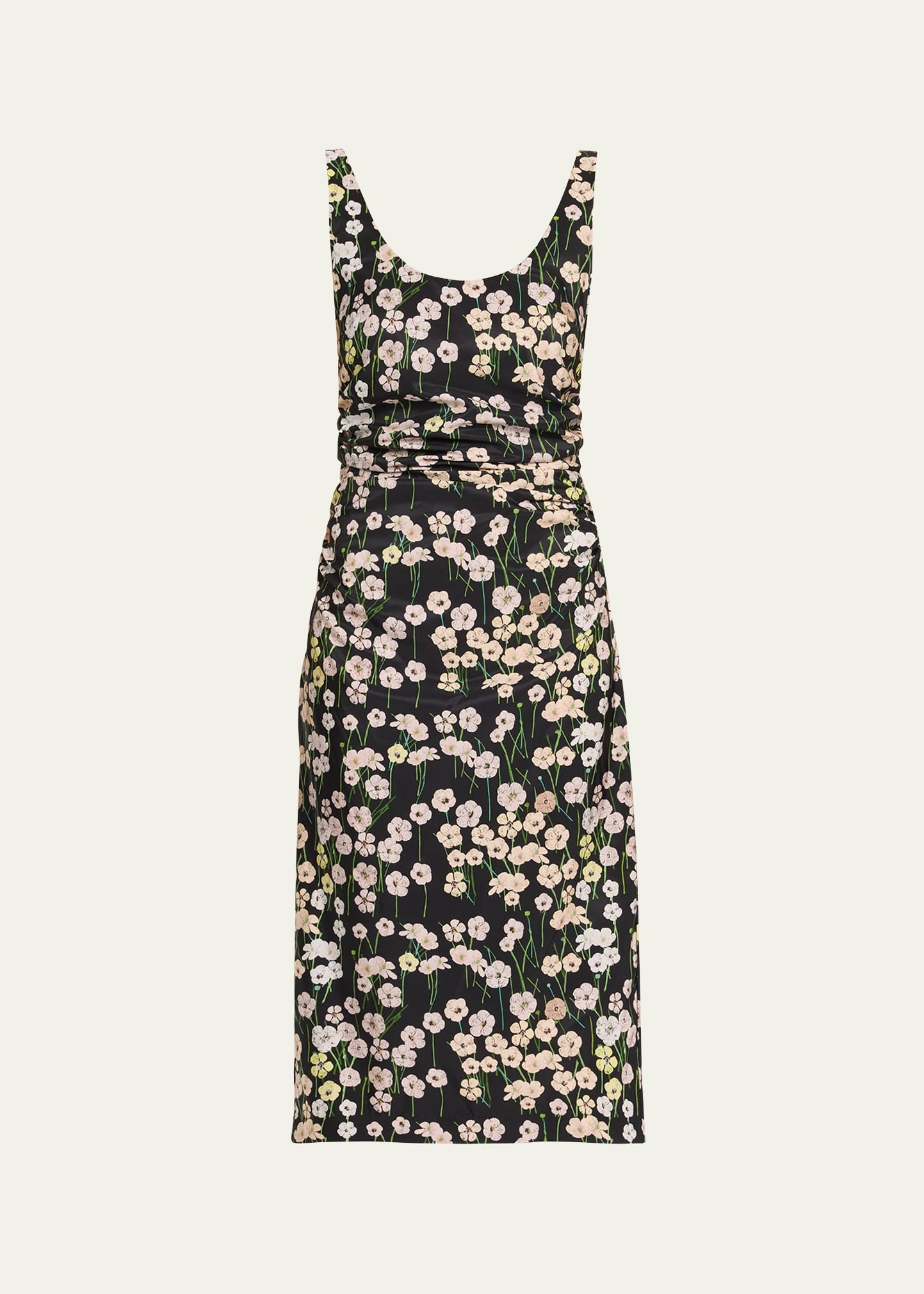 Gisele Ruched Midi Tank Dress - 1