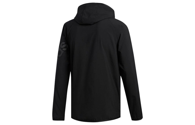 adidas adidas Sports hooded Long Sleeves Jacket Black EA2807 outlook