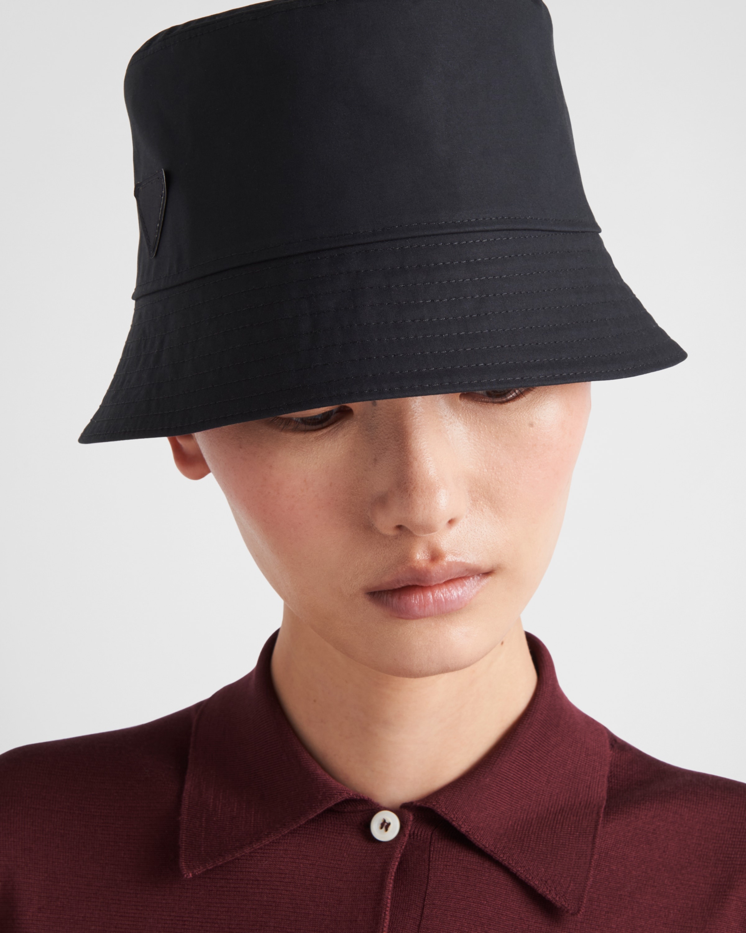 Reversible printed cotton bucket hat - 4