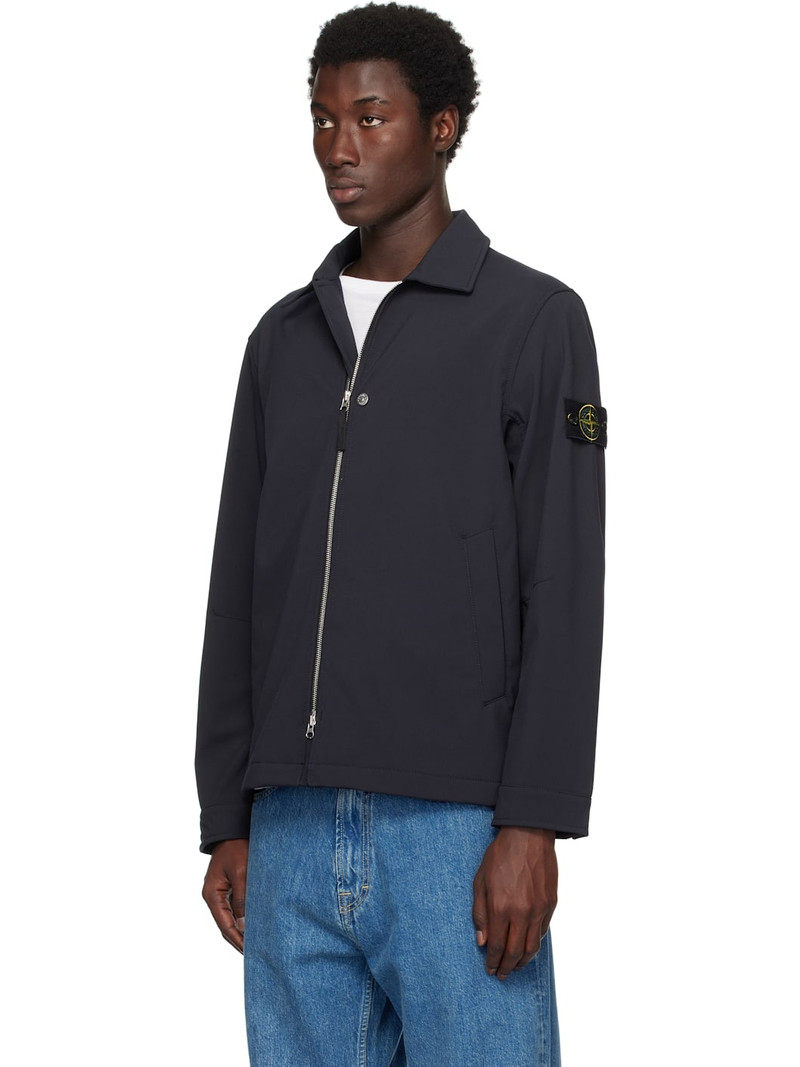 Stone Island Navy Q100003 Soft Shell Jacket outlook