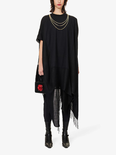 Junya Watanabe Necklace-embellished relaxed-fit cotton top outlook
