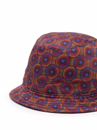 Paul Smith Spiral-print cotton bucket hat outlook