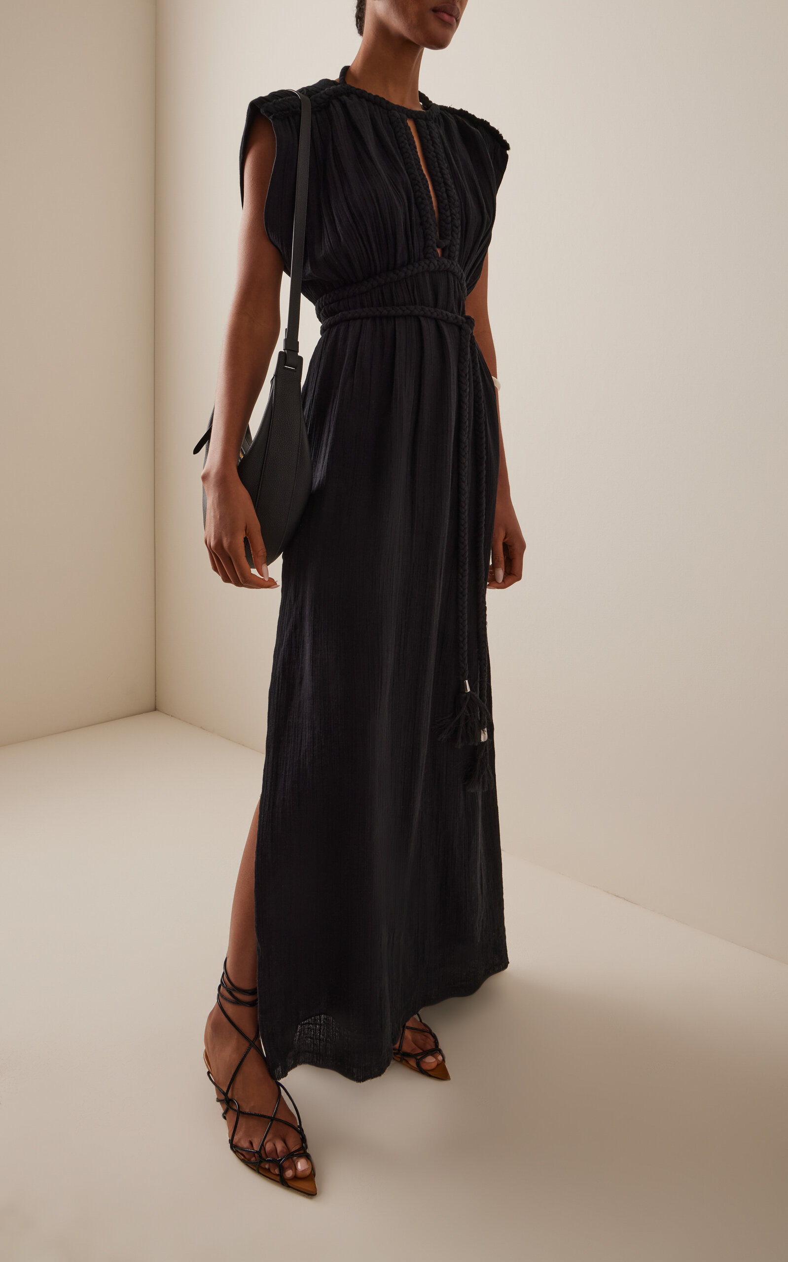Joya Cotton Dress black - 2