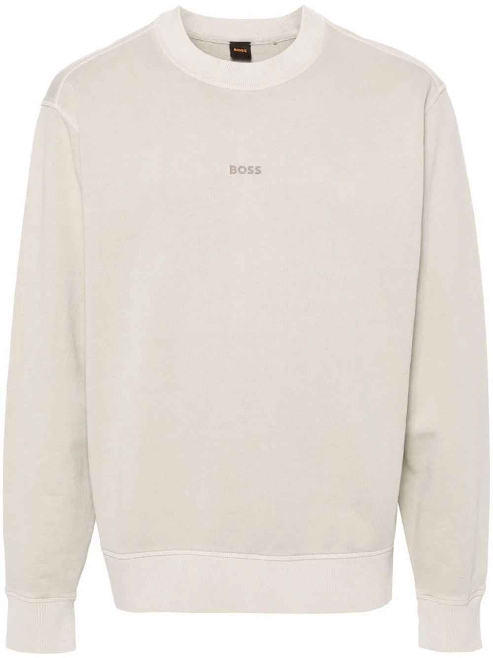 logo-appliqué cotton sweatshirt - 1