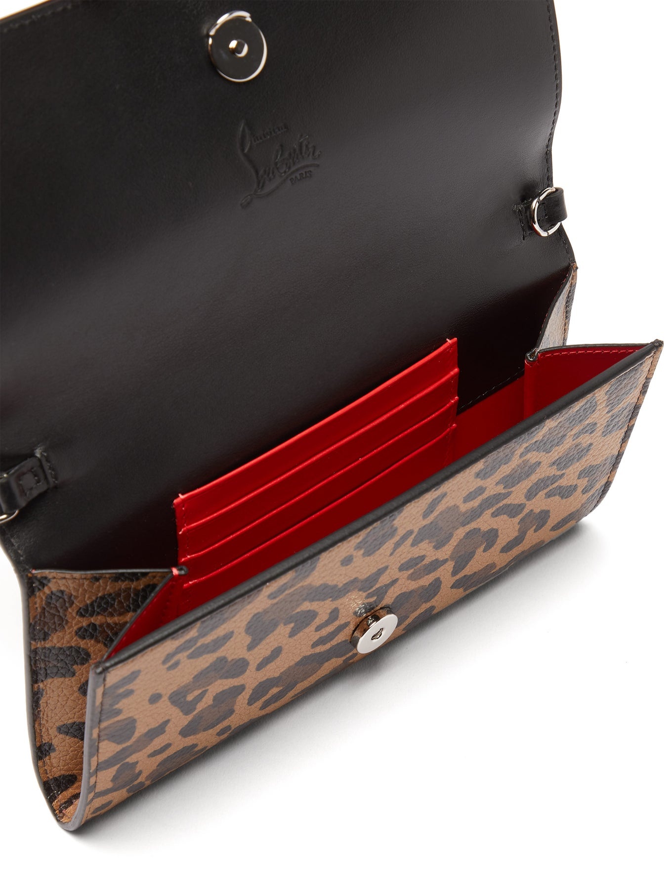 Boudoir leopard-print leather belt bag - 6