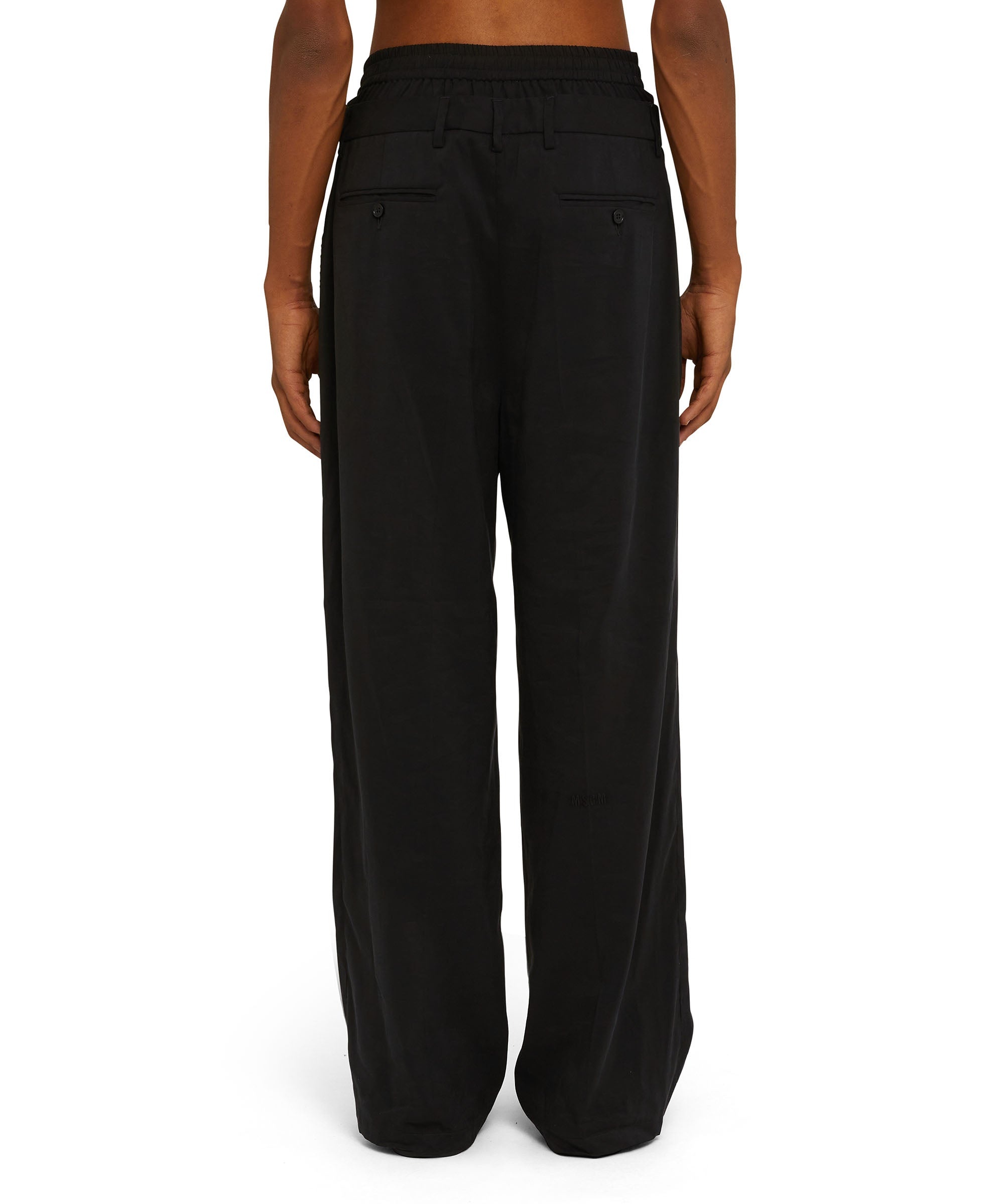 Lightweight wool tailored pants with boxers incorporated - 2