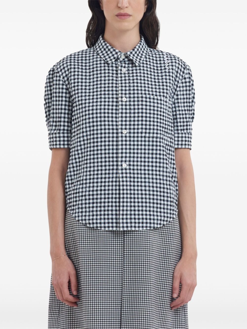 check pattern shirt - 3