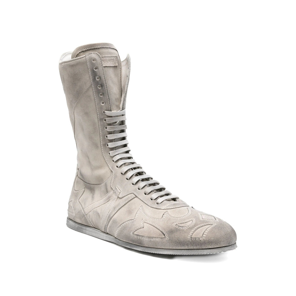 Ann Demeulemeester Grey Trainers - Hi-Tops Men - 3