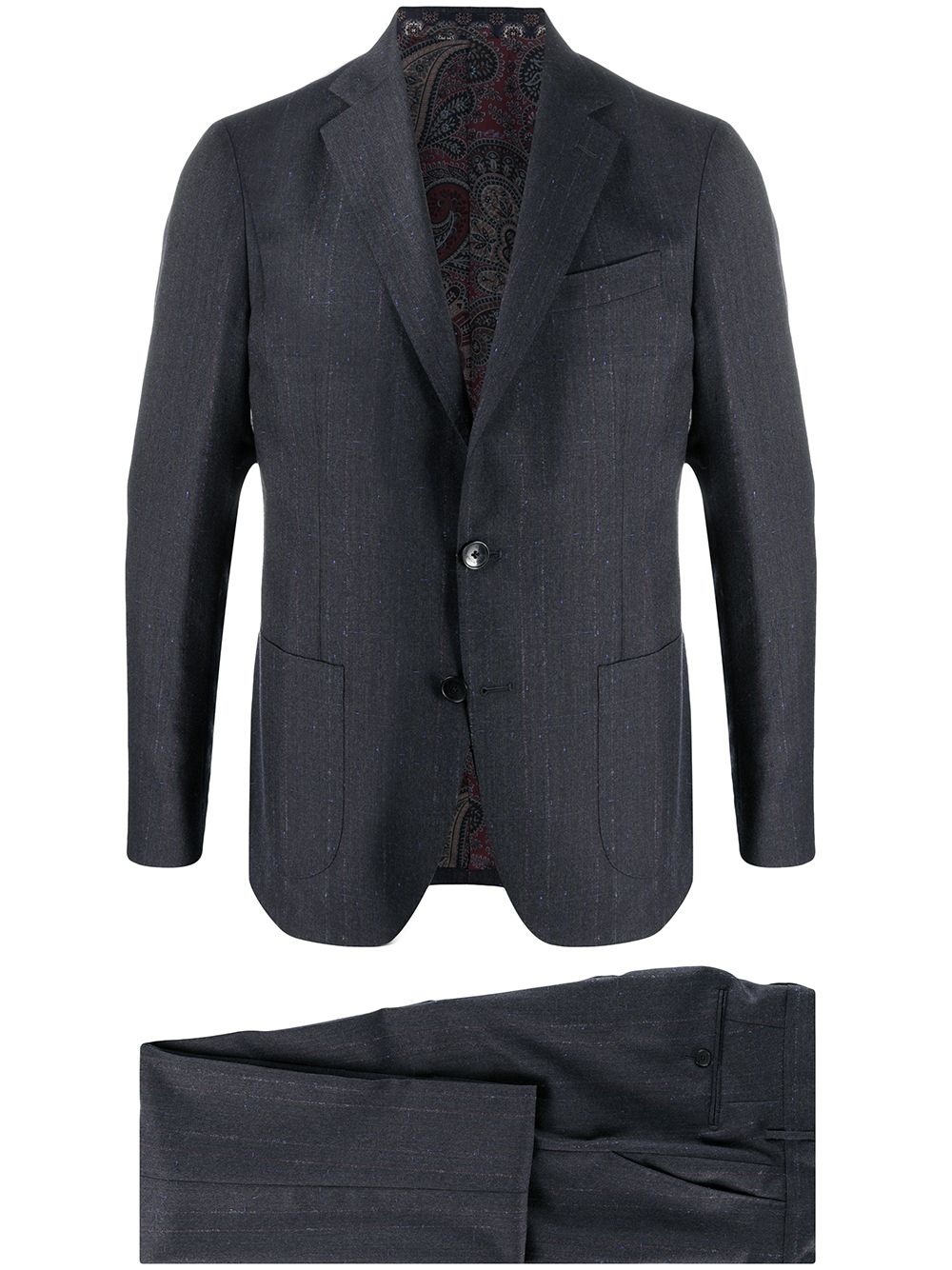 slim two-piece suit - 1