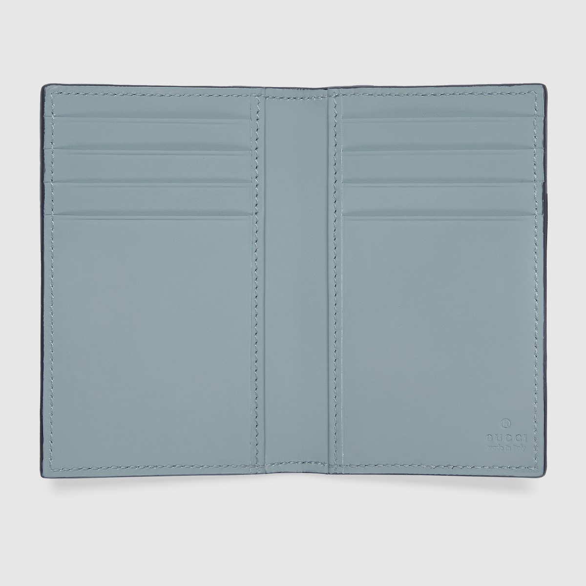 GG rubber-effect long card case - 2