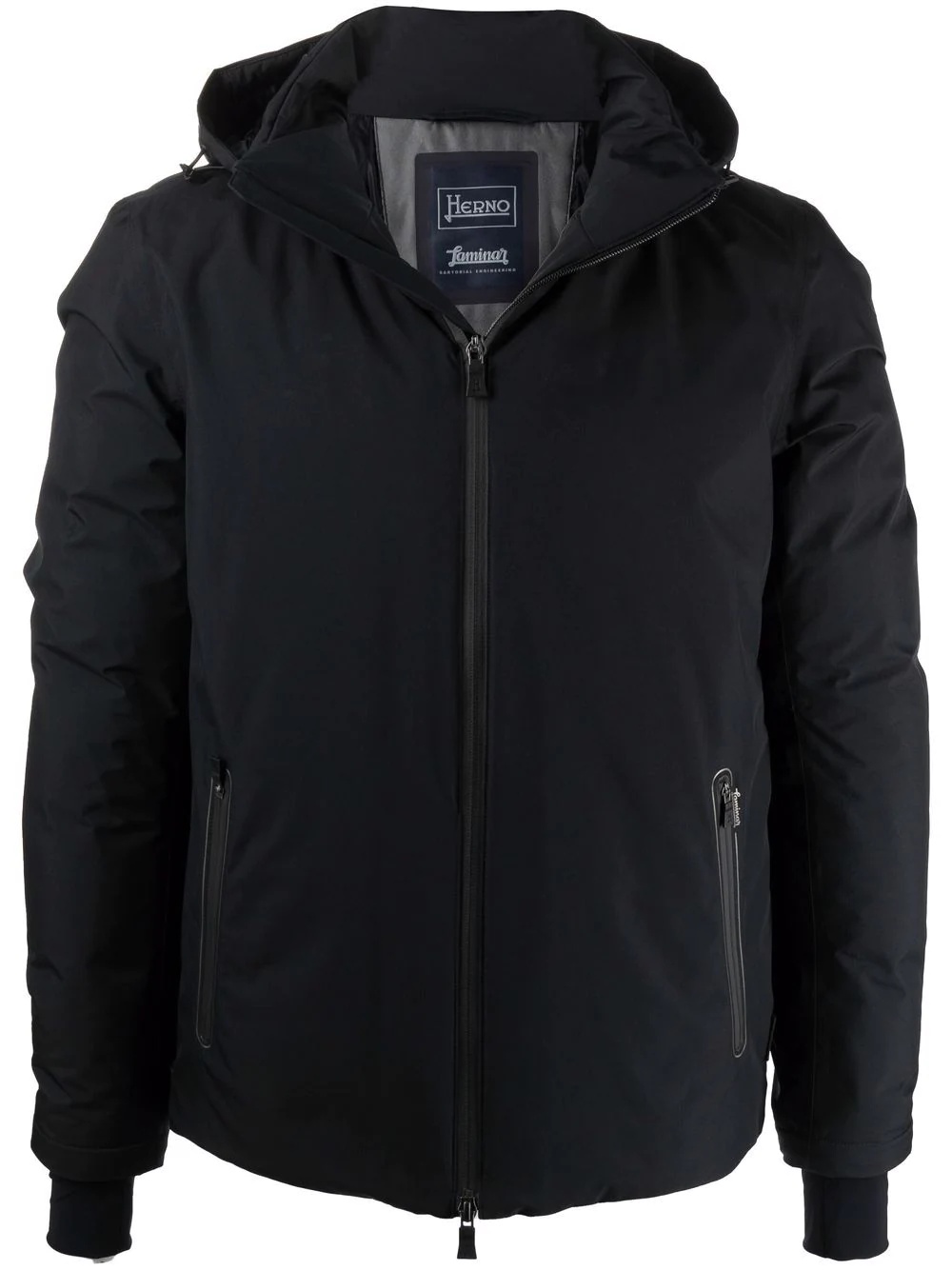 hooded padded jacket - 1