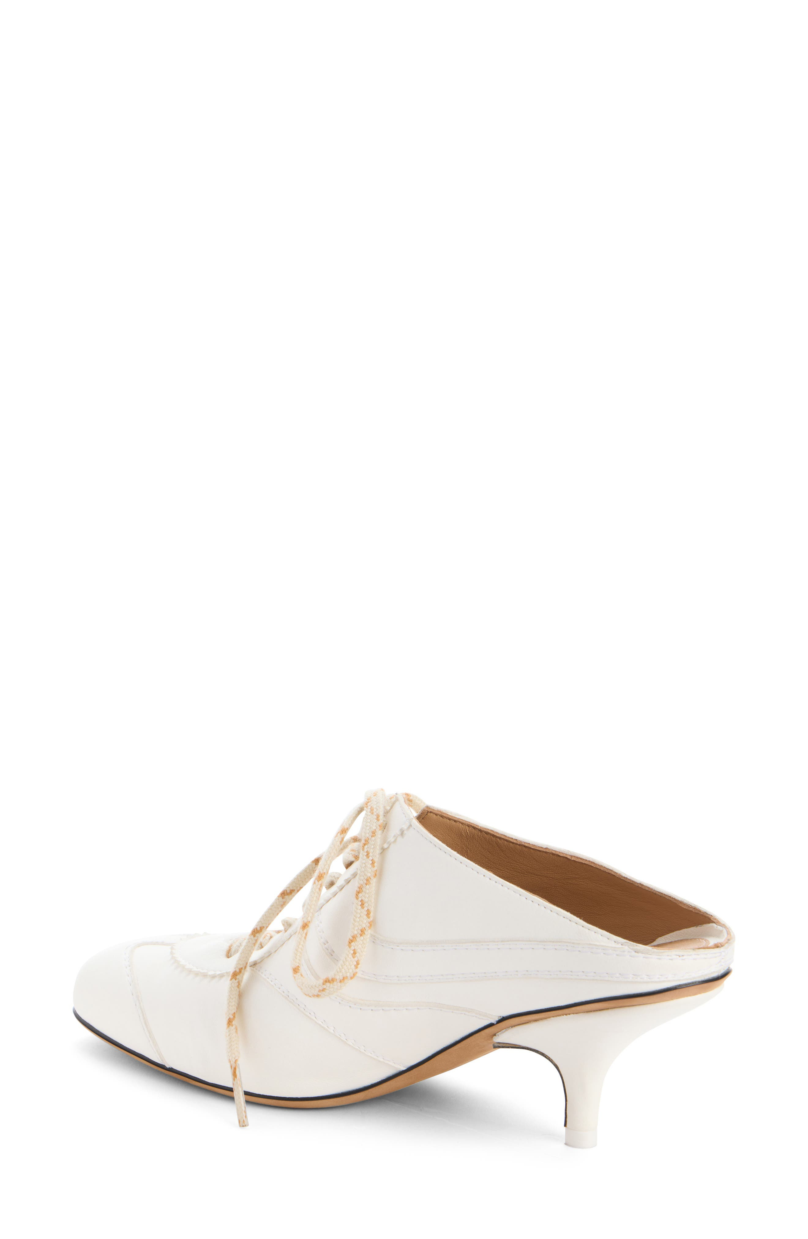 Dries Van Noten Lace-Up Mule in White at Nordstrom - 3