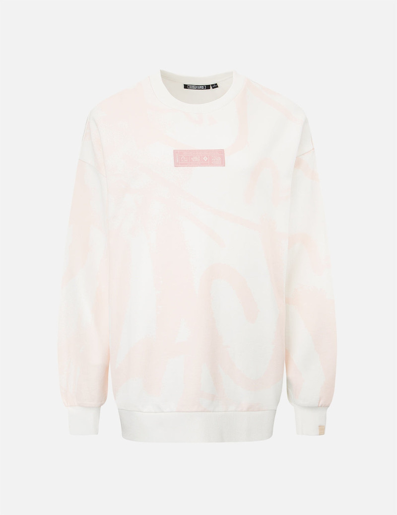 EVISU Graffiti Kamon Print Sweatshirt outlook