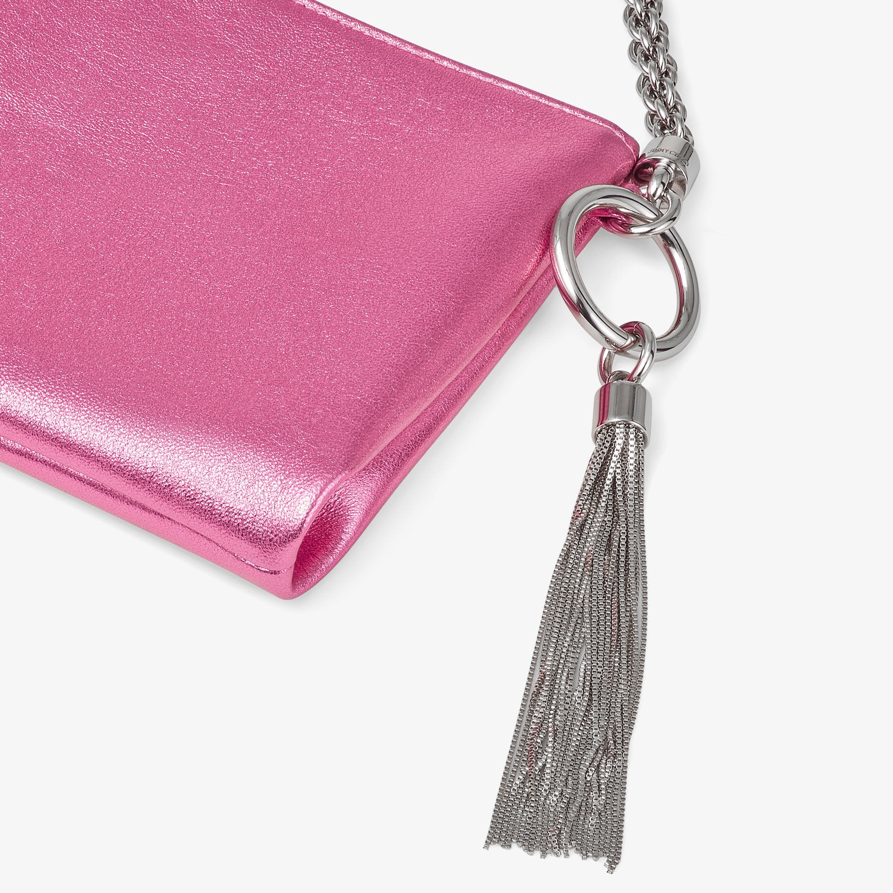 Callie Mini
Candy Pink Metallic Nappa Leather Mini Clutch Bag - 4