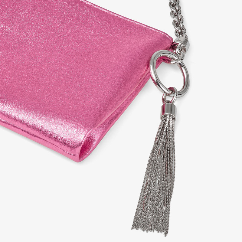 Callie Mini
Candy Pink Metallic Nappa Leather Mini Clutch Bag 4