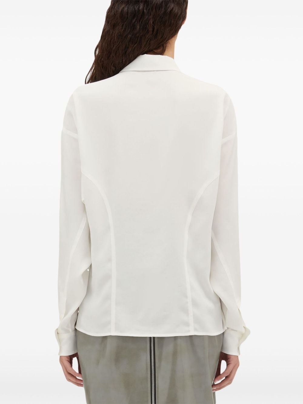 beaded button-up shirt - 4