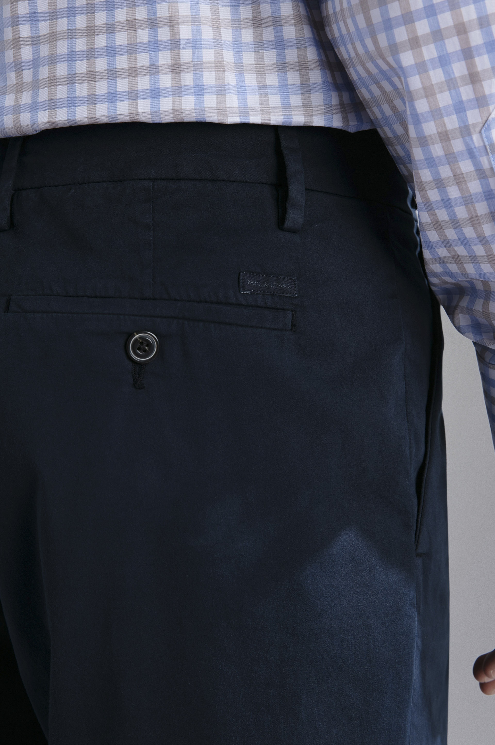 SILK AND STRETCH COTTON BERMUDA SHORTS - 4