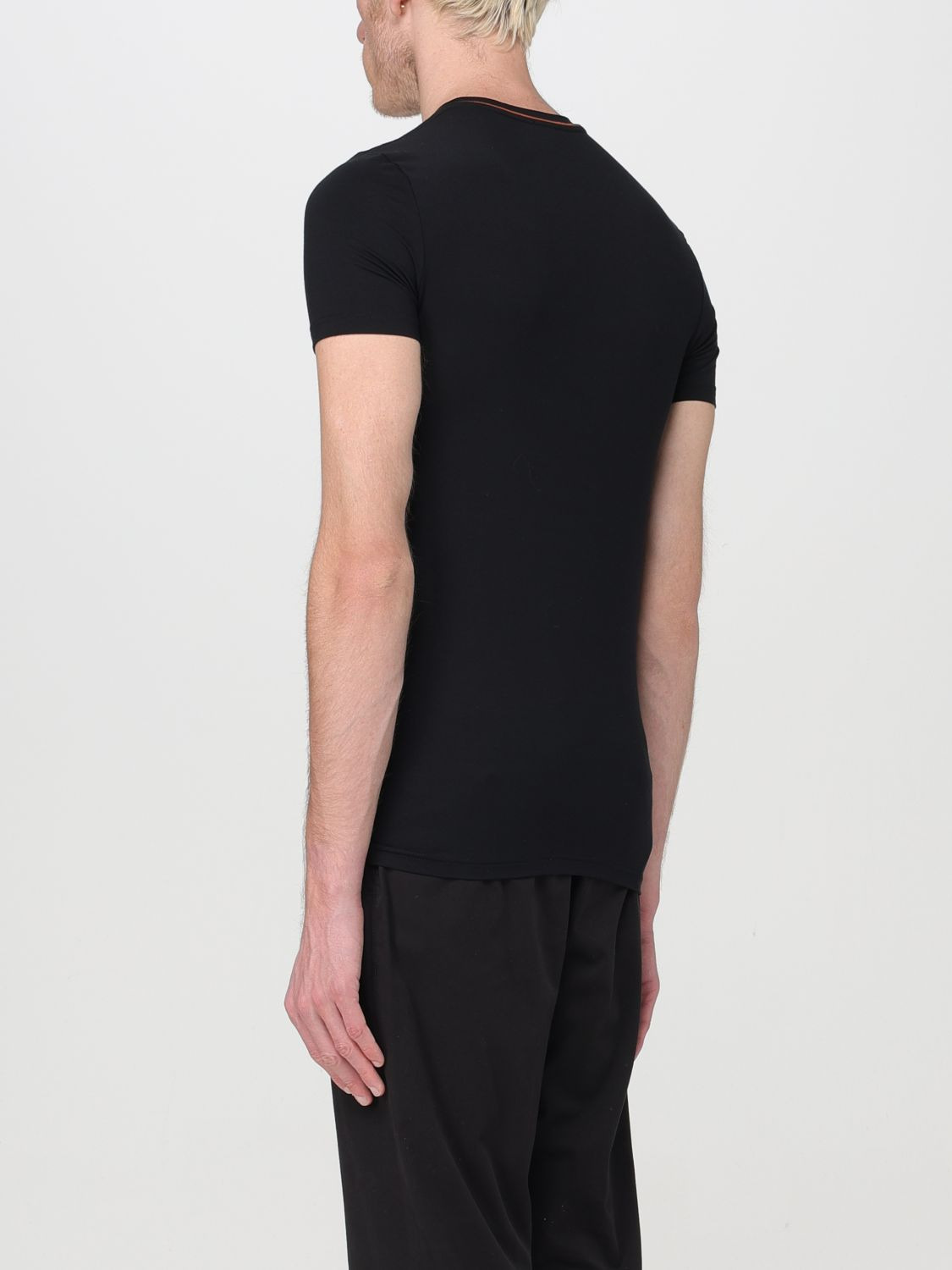 Zegna T-Shirt Men Black - 2