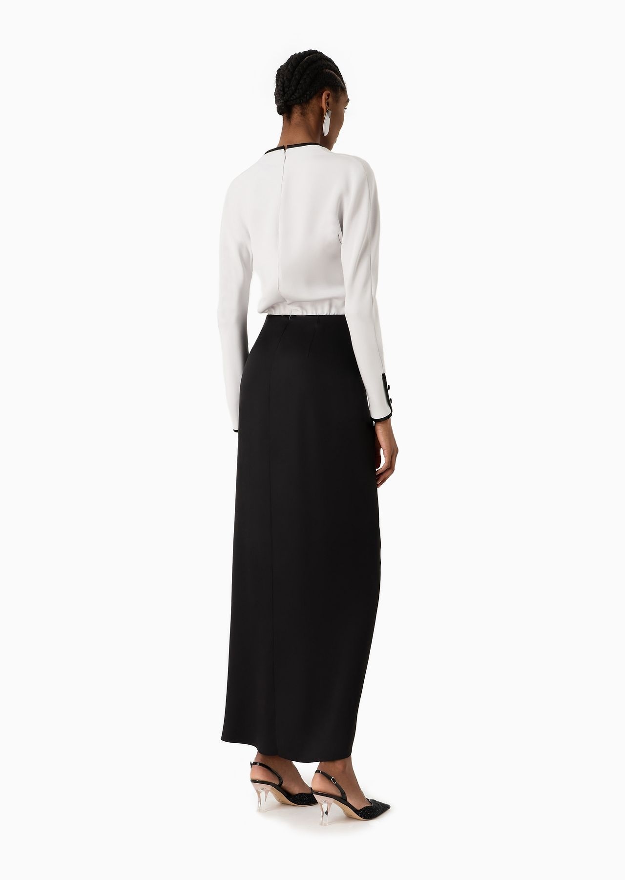 Silk midi dress - 3