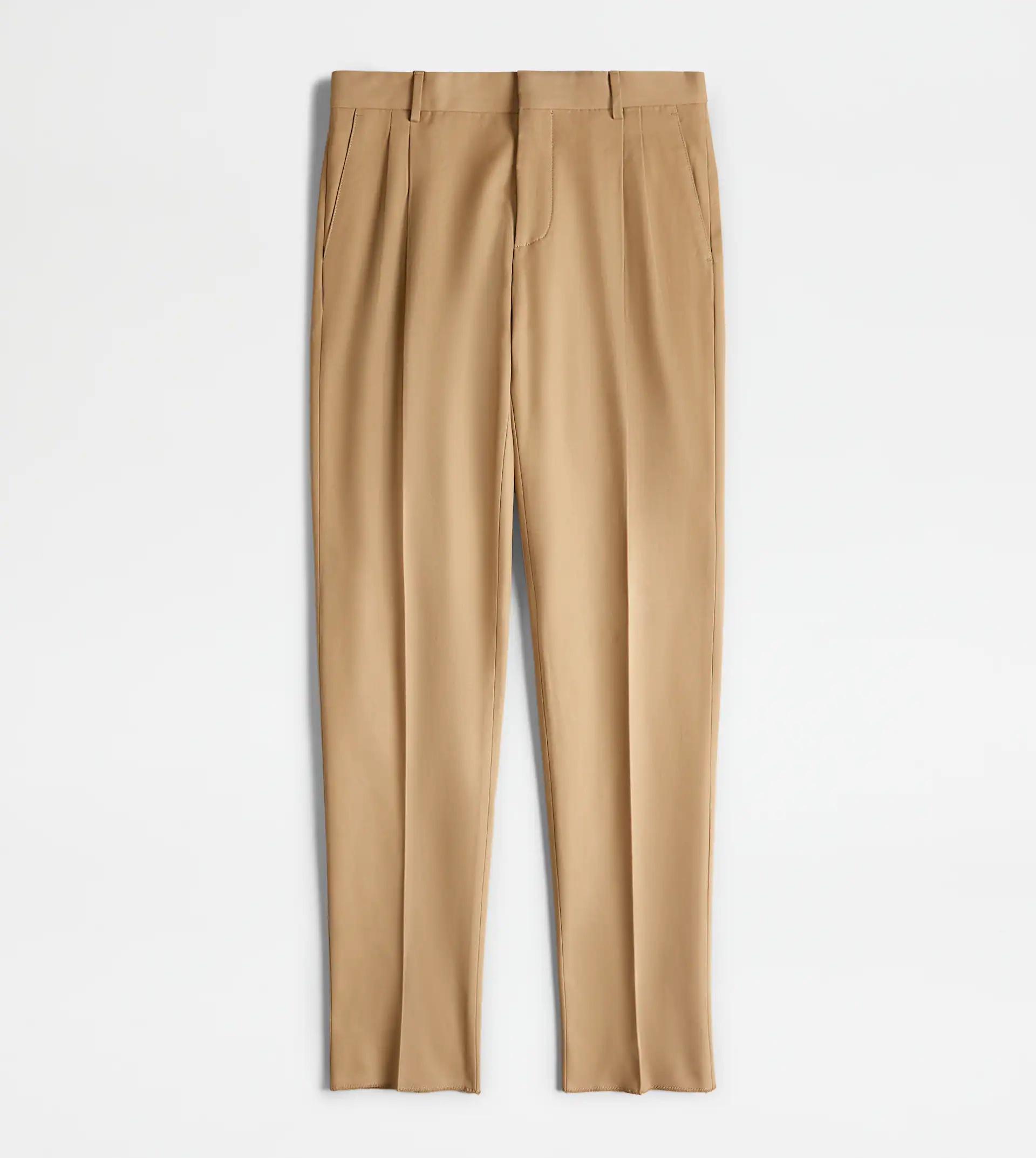 PANTS IN GABARDINE - BEIGE - 1