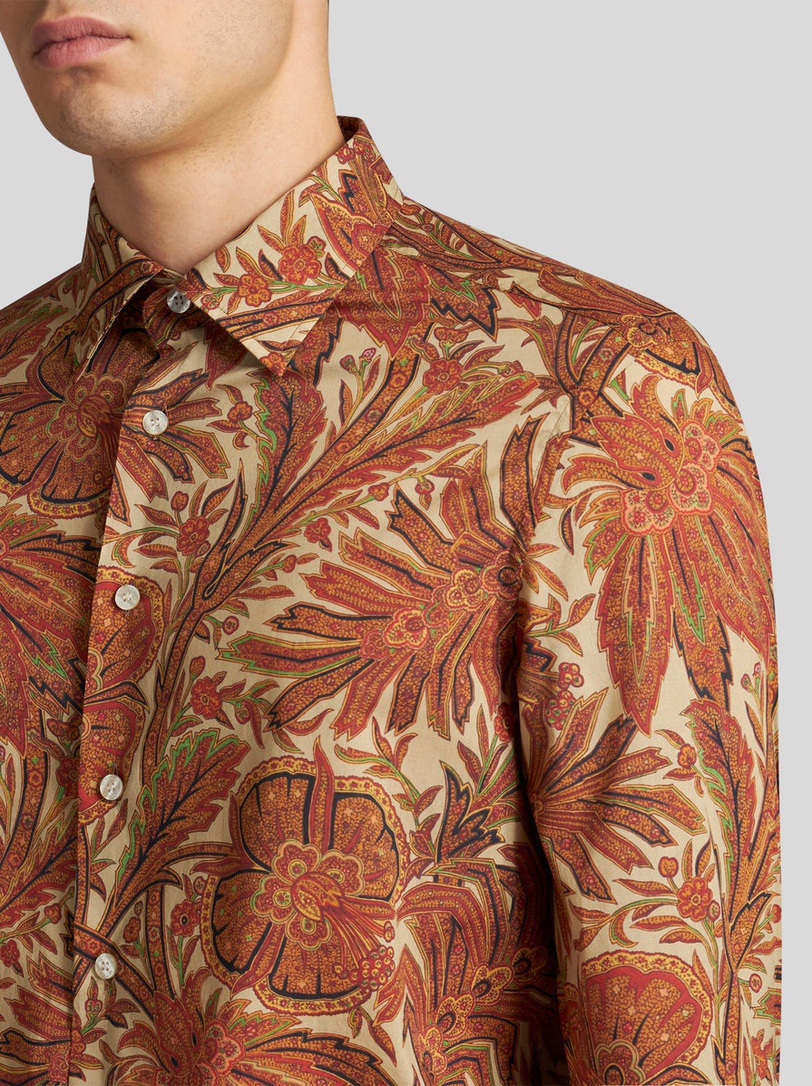 SHIRT WITH FOLIAGE PATTERN - 3