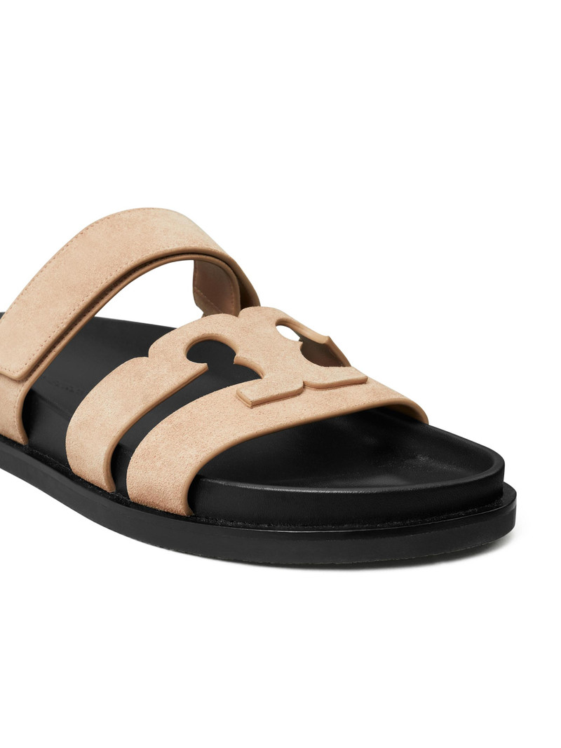 Women's Ines Sport Suede Sandals - Malva Perfect Black 4