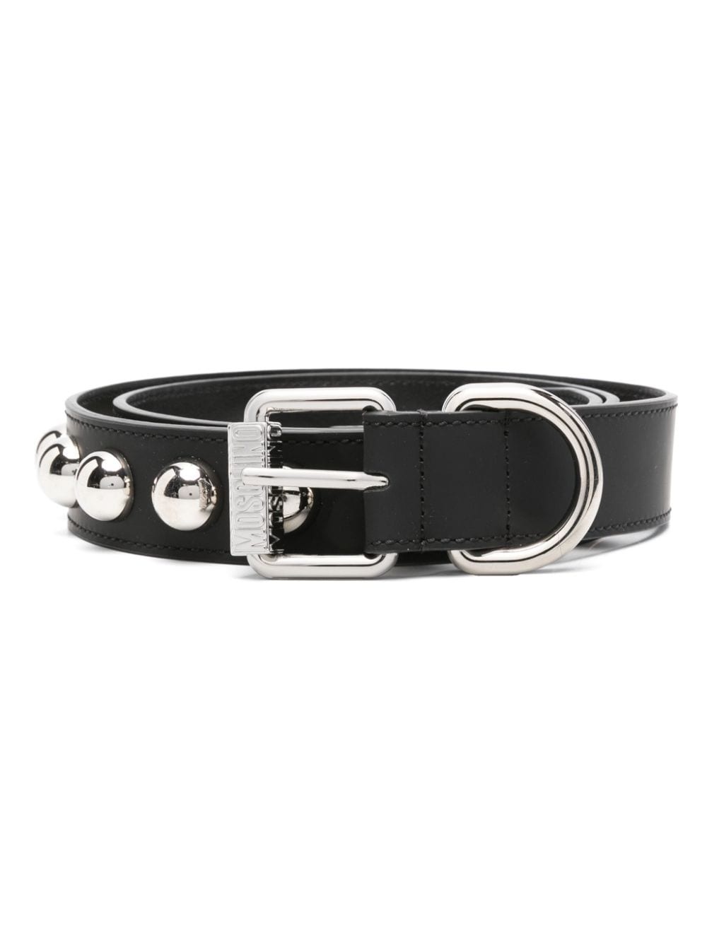 studed leather belt - 1