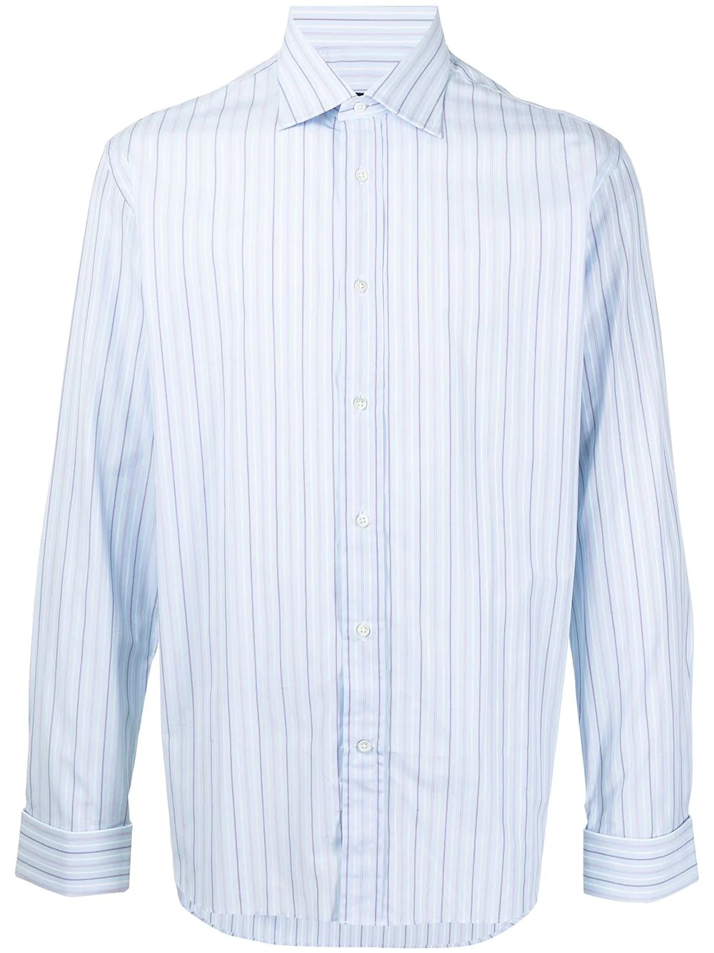 striped cotton shirt - 1