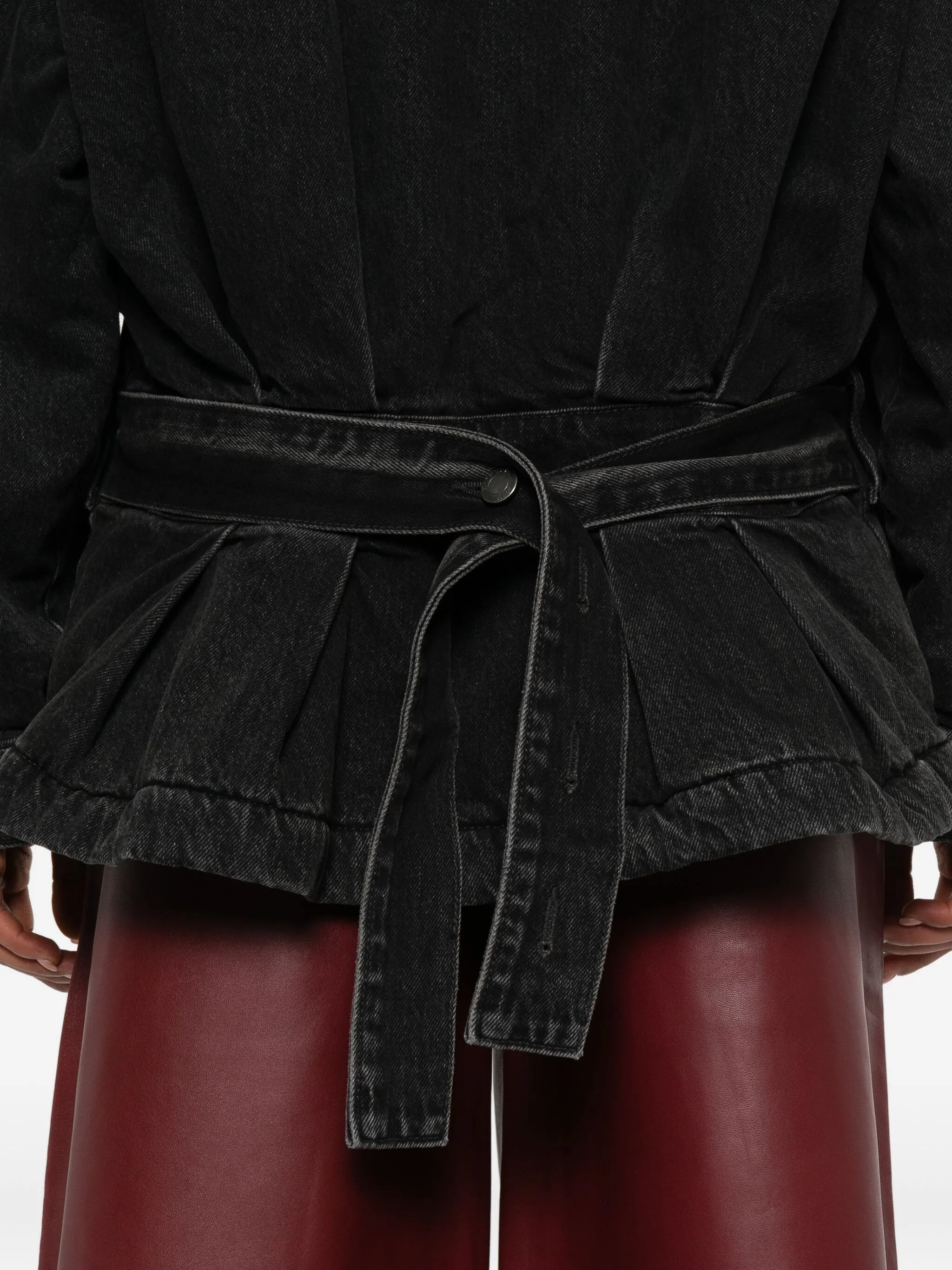 Haikure Zip-front Denim Jacket - 5