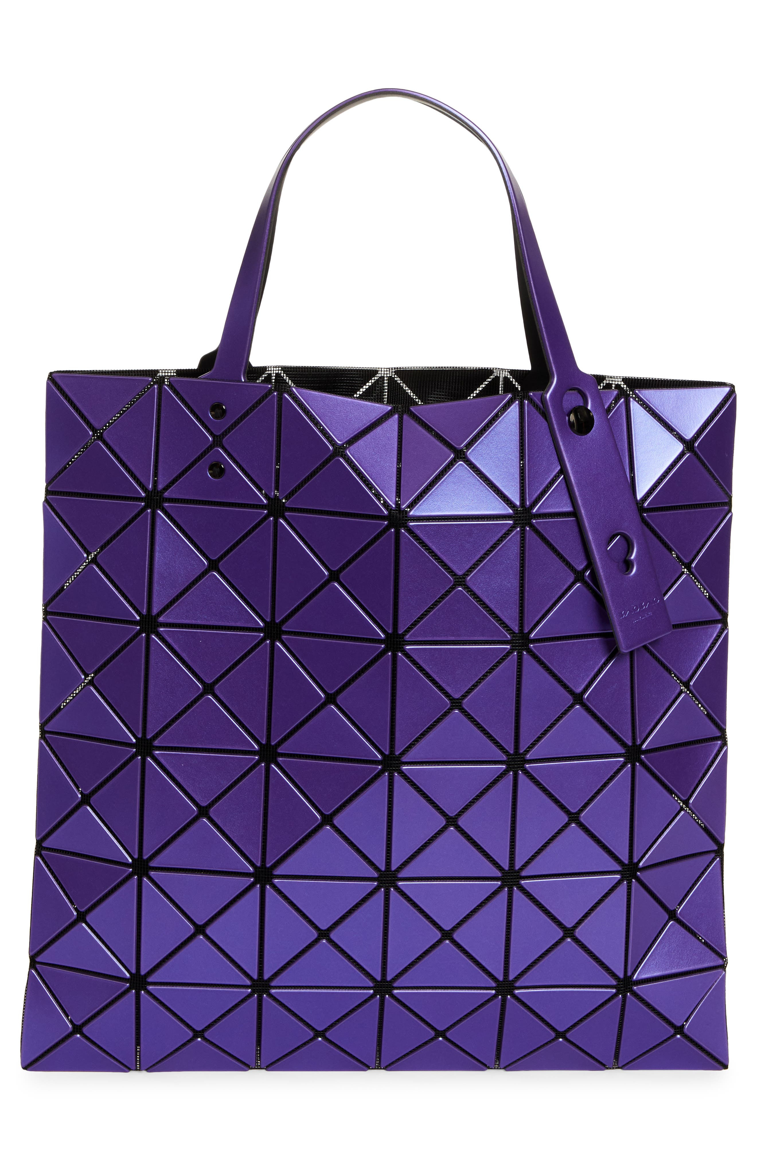 Bao Bao Issey Miyake Lucent Metallic Tote in Purple at Nordstrom - 4