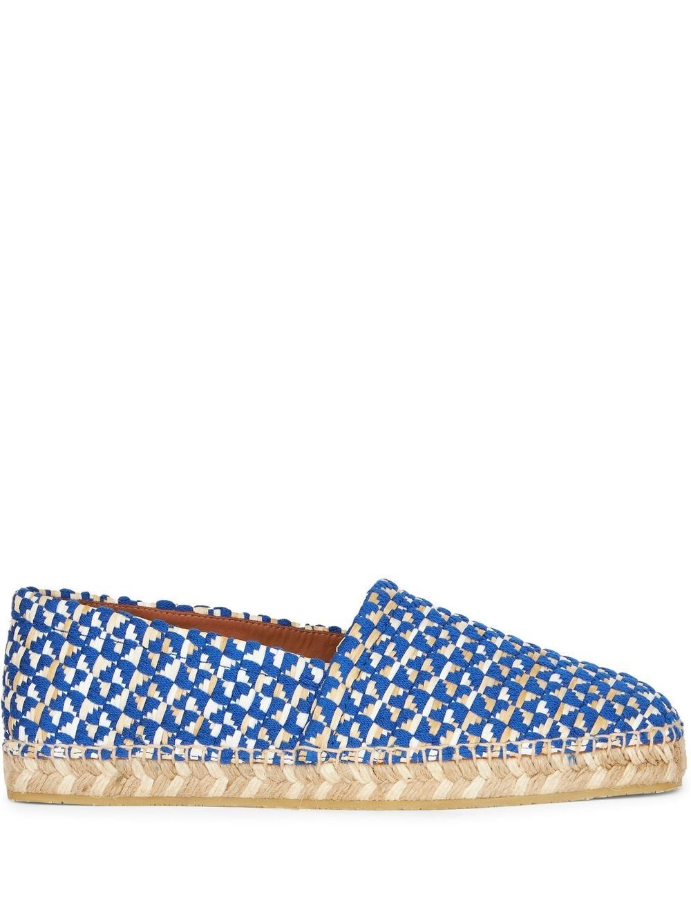 monogram-pattern slip-on espadrilles - 1