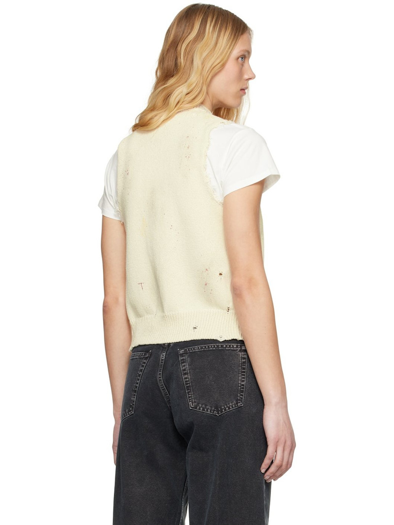 Off-White Open Cut Printed Vest 3