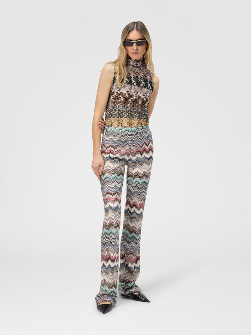 Missoni Flare Pants with Snake Pattern outlook
