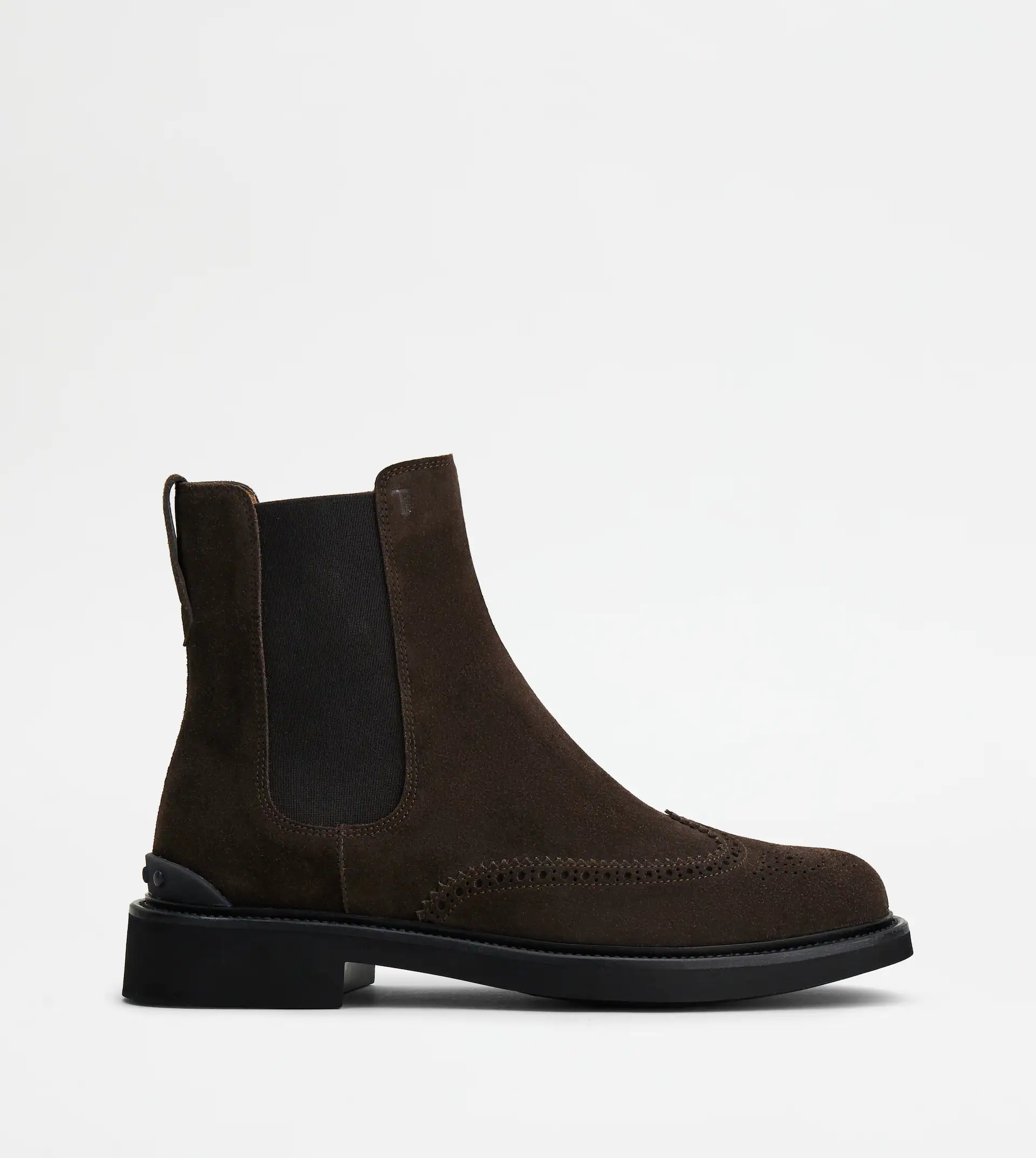 ANKLE BOOTS IN SUEDE - BROWN - 1