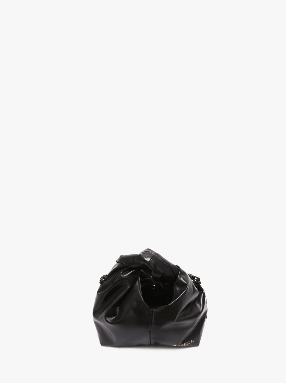MINI TWISTER HOBO WITH STRAP - LEATHER CROSSBODY BAG - 4