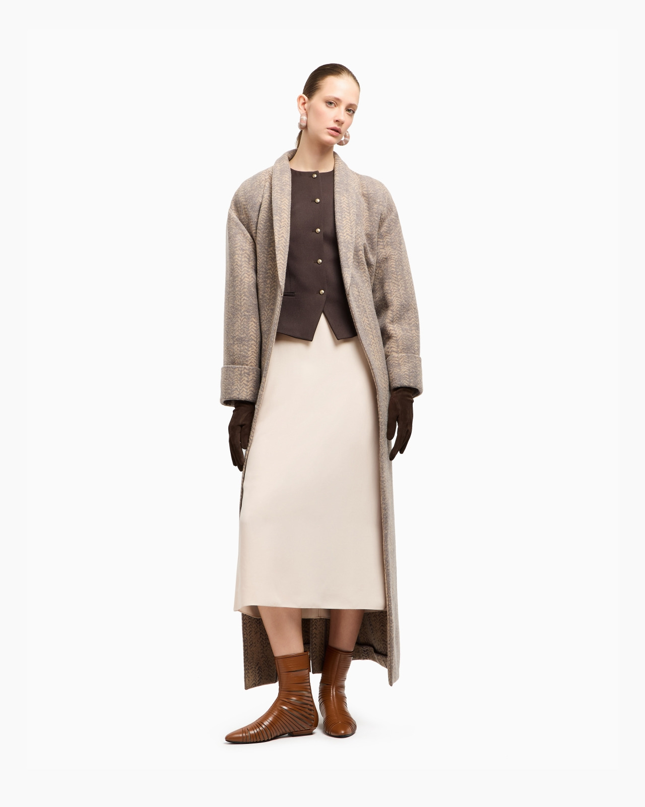 SINGLE-BREASTED WOOL WAISTCOAT - 2