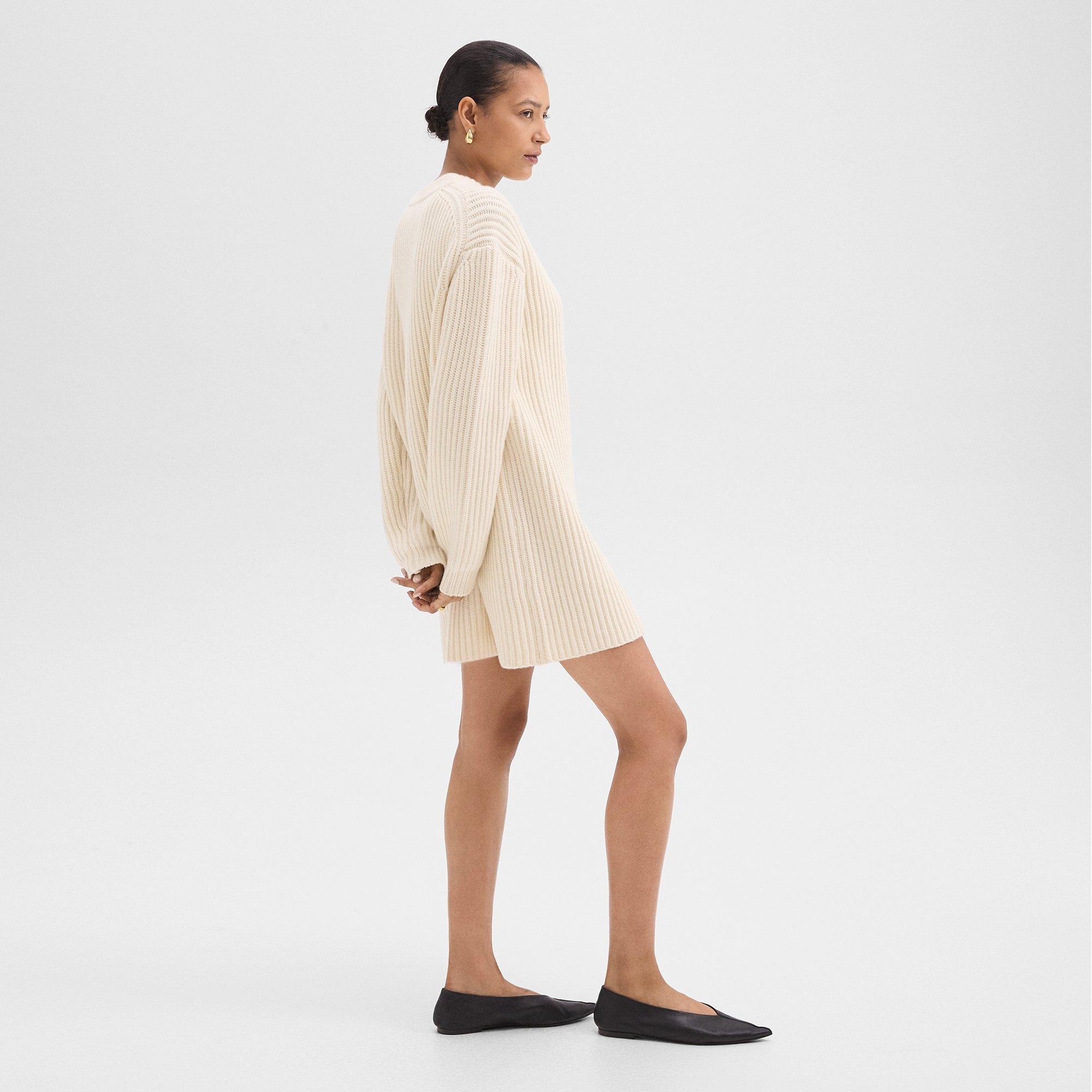 Mini Sweater Dress in Merino Wool - 3