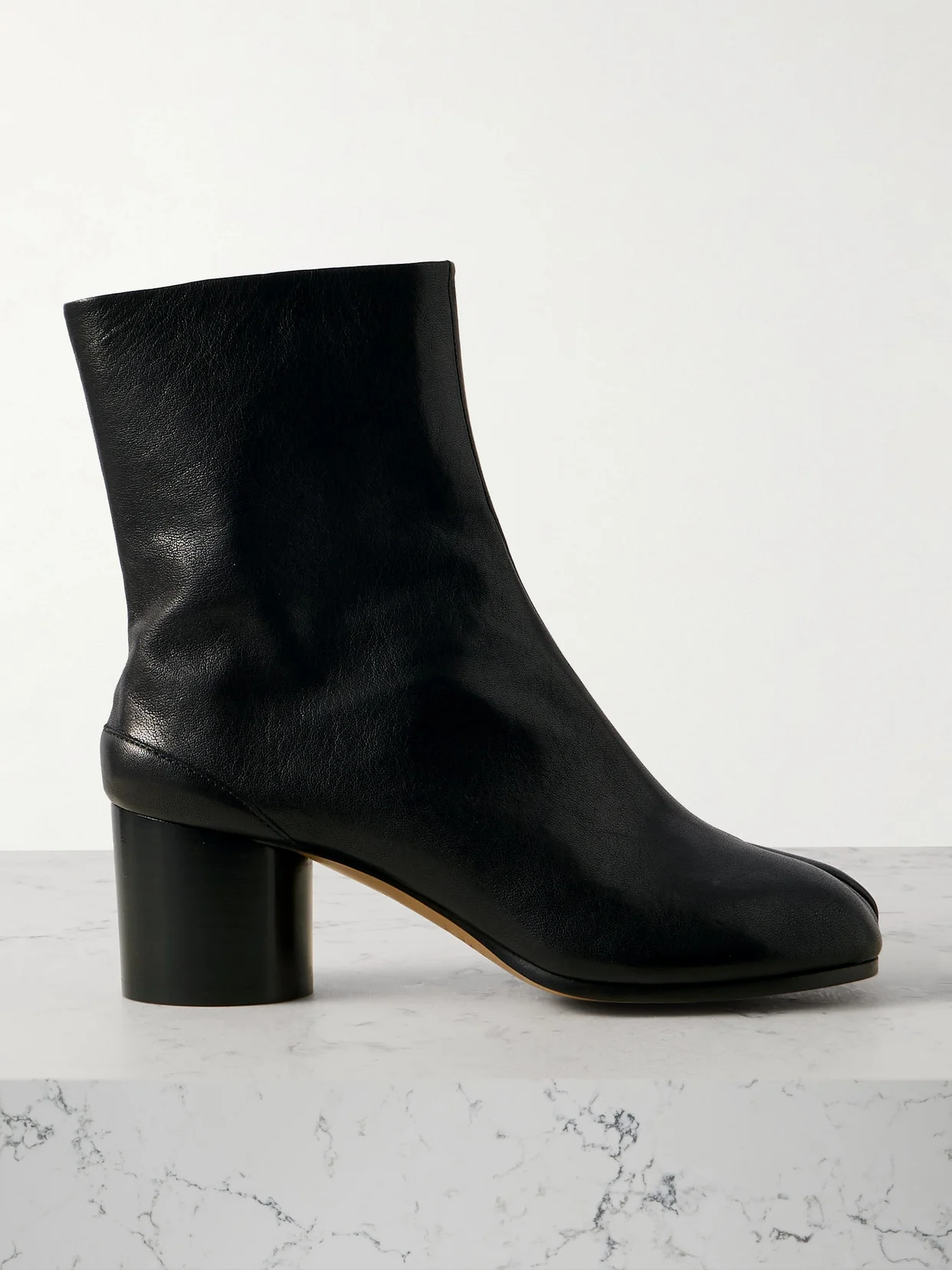 Tabi Split-toe Leather Ankle Boots - 1