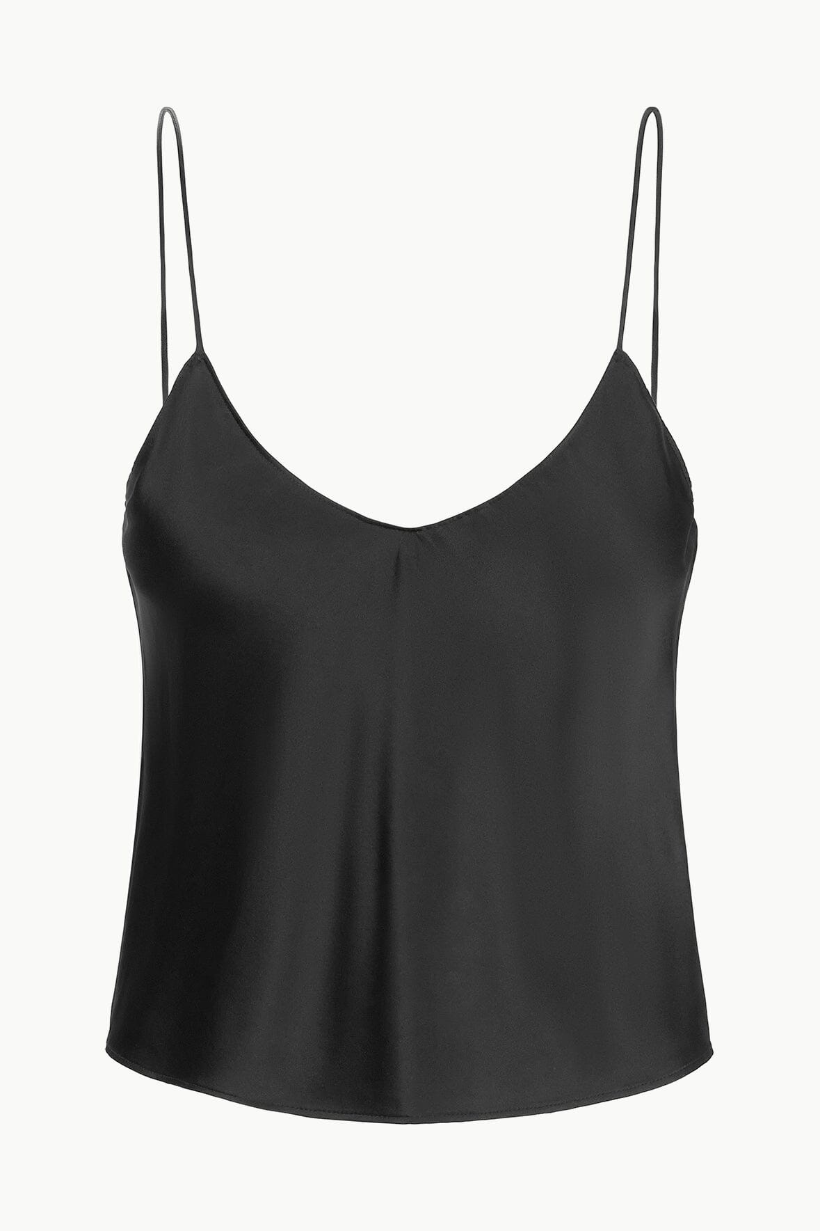 STAUD DURAND SILK CAMI BLACK - 1