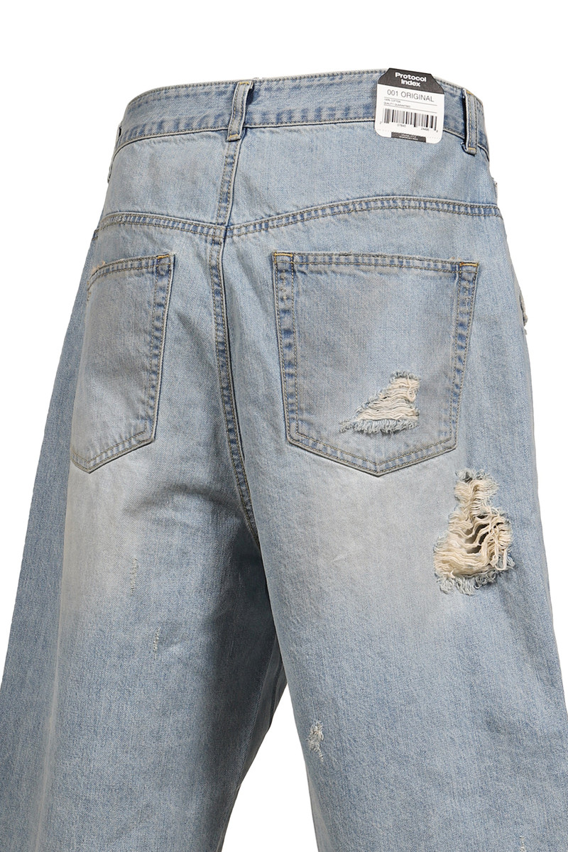 LONG ZIPPER SHORTS / BLUE 9