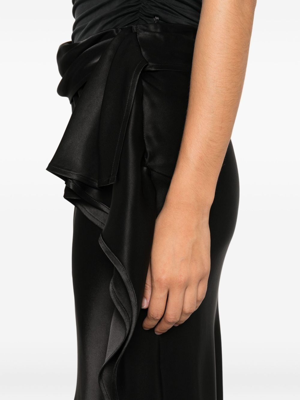 ruffled asymmetric skirt - 5